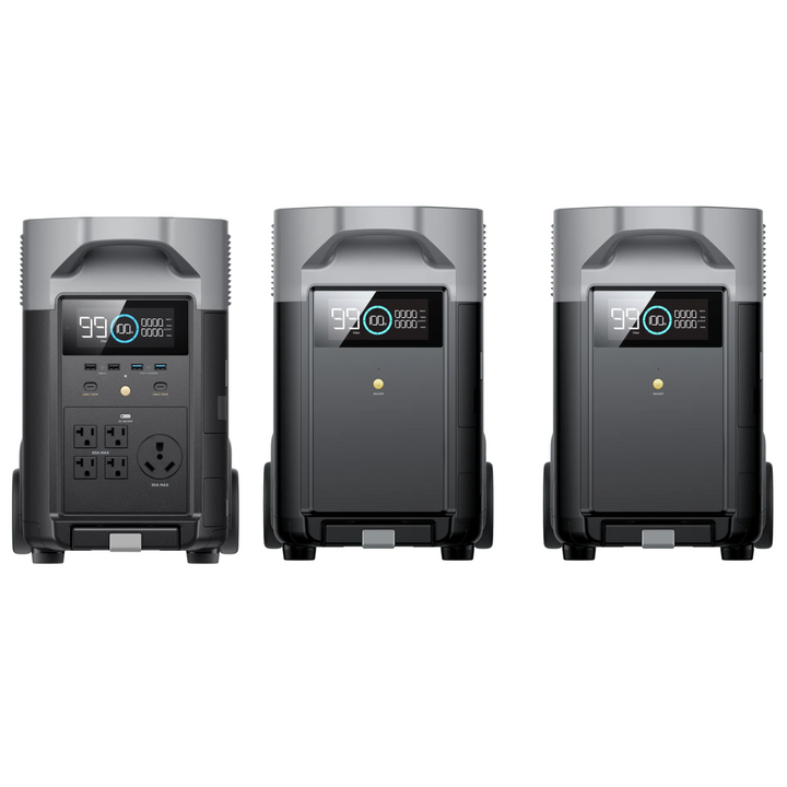 EcoFlow Delta Pro + 2 Extra Batteries: Powerful 7200W Backup Solution for Any Need