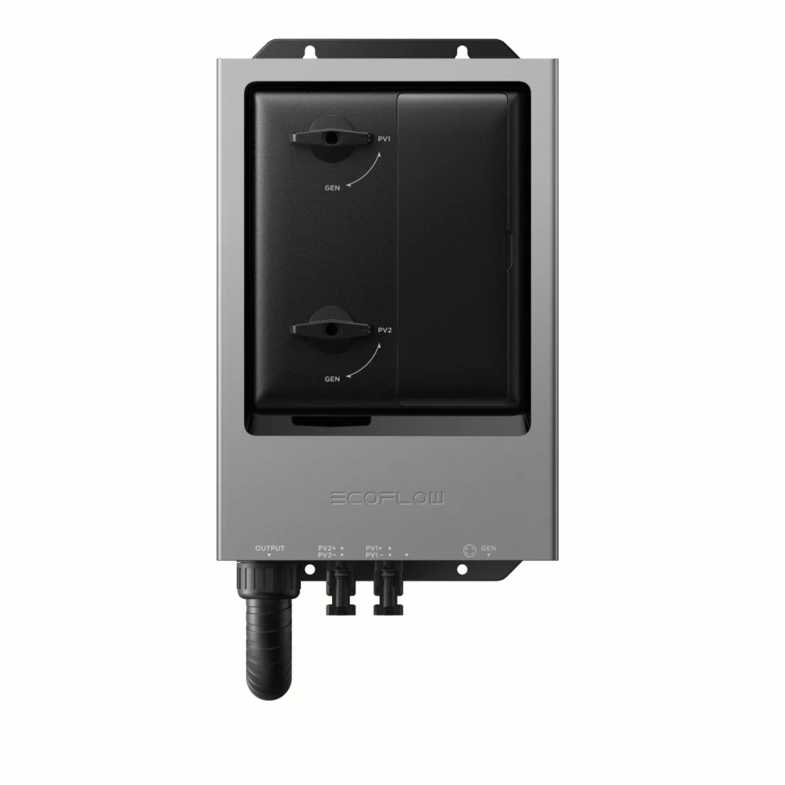 EcoFlow FlowMaster Generator Rectifier 12kW AC to DC Converter for DELTA Pro Ultra X, front view of the device.