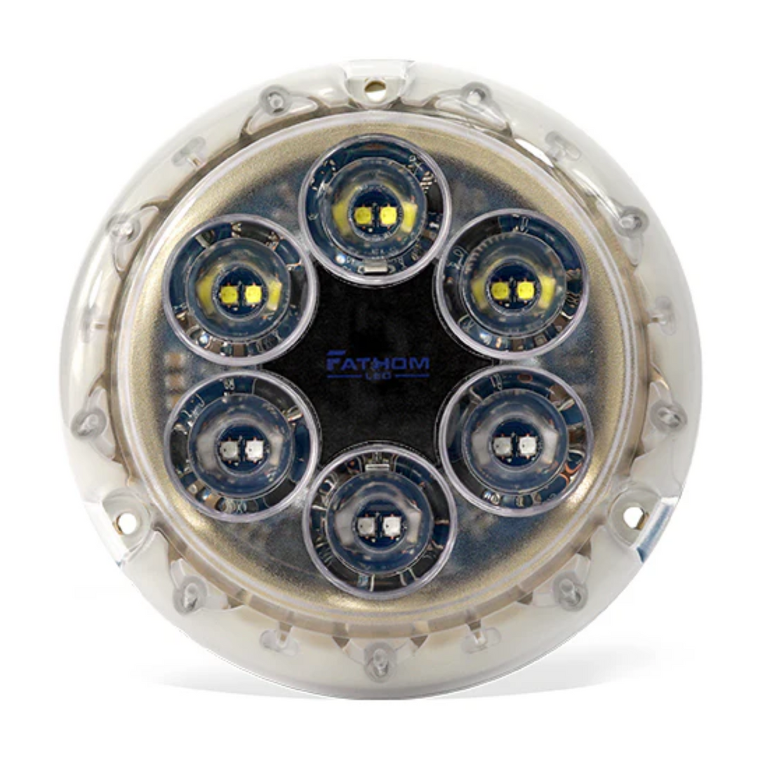 Black Oak LED Fathom FL12 Underwater Light Bright White Marine Lighting