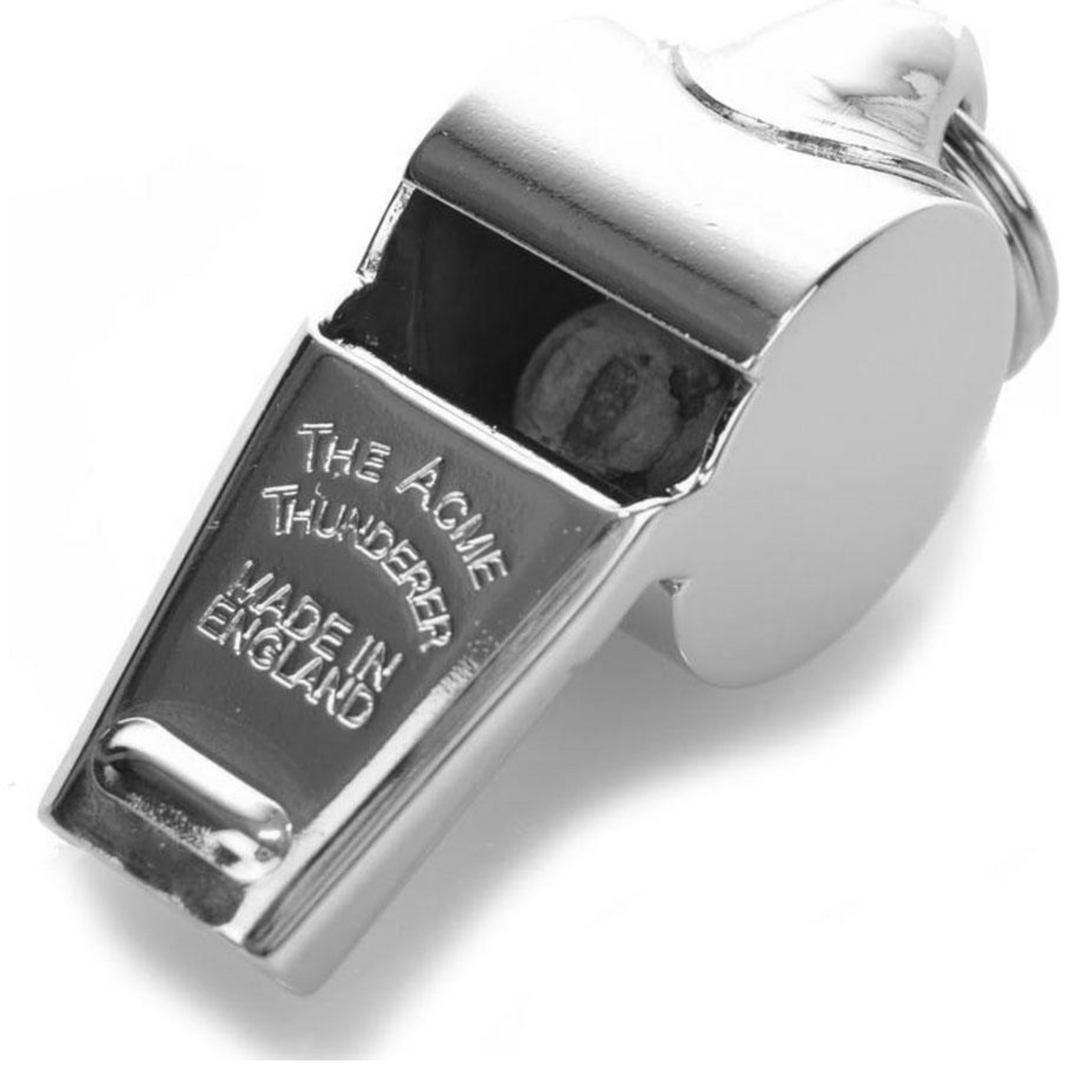 Omnipet Acme 59.5 Thunderer Solid Brass Whistle Medium Pitch 114 dBA