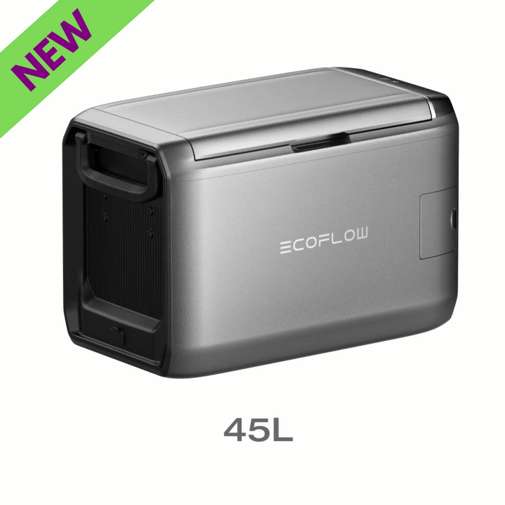 EcoFlow GLACIER Classic 45L Portable Fridge Freezer Without Plug-in Battery 55W with new design tag