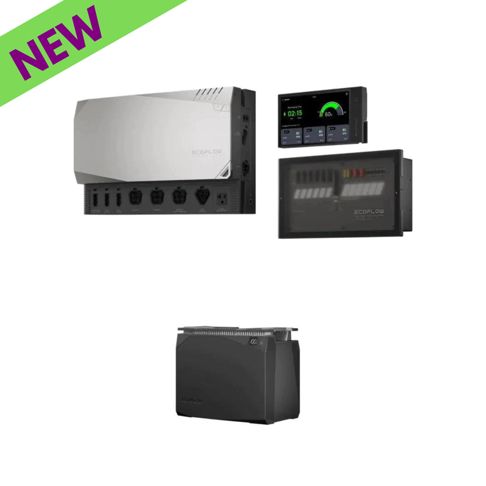 EcoFlow 2kWh Power Independence Kit High Capacity Portable Solar Charging with new design and features