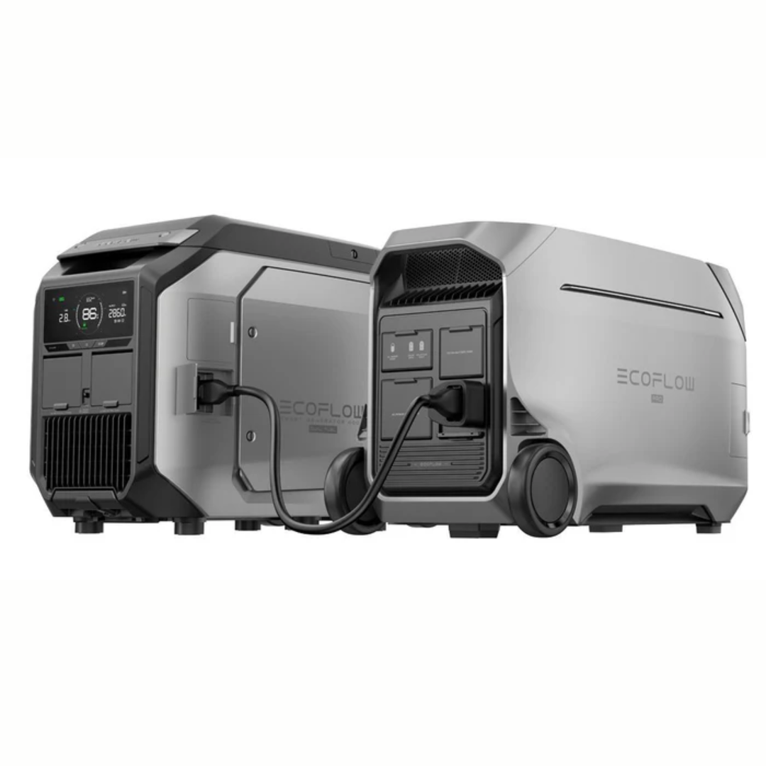 EcoFlow DELTA Pro 3 Portable Power Station and generator dual fuel design and features.