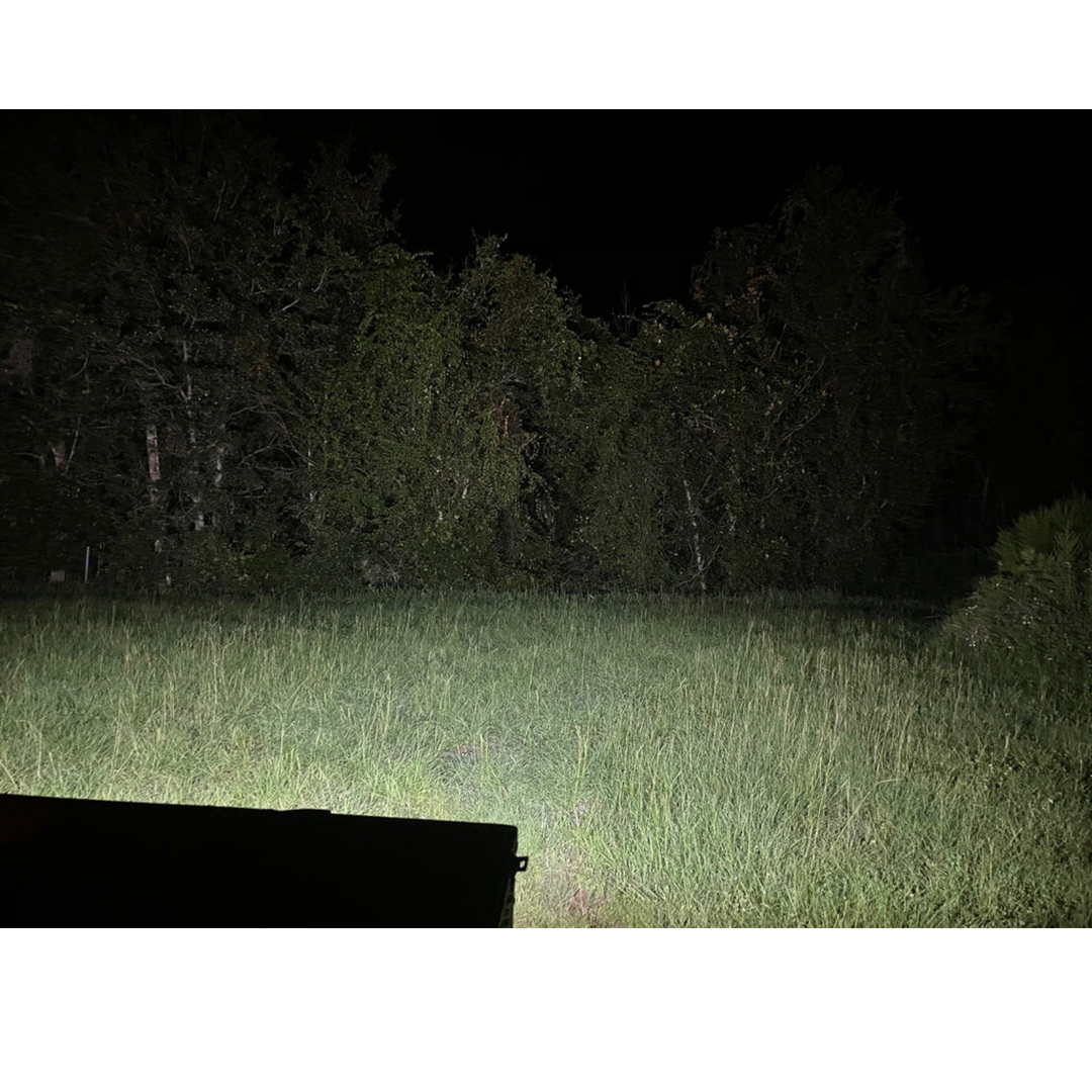 Black Oak LED 2 Inch Black Marine Flush Mount Spreader Light Black Housing