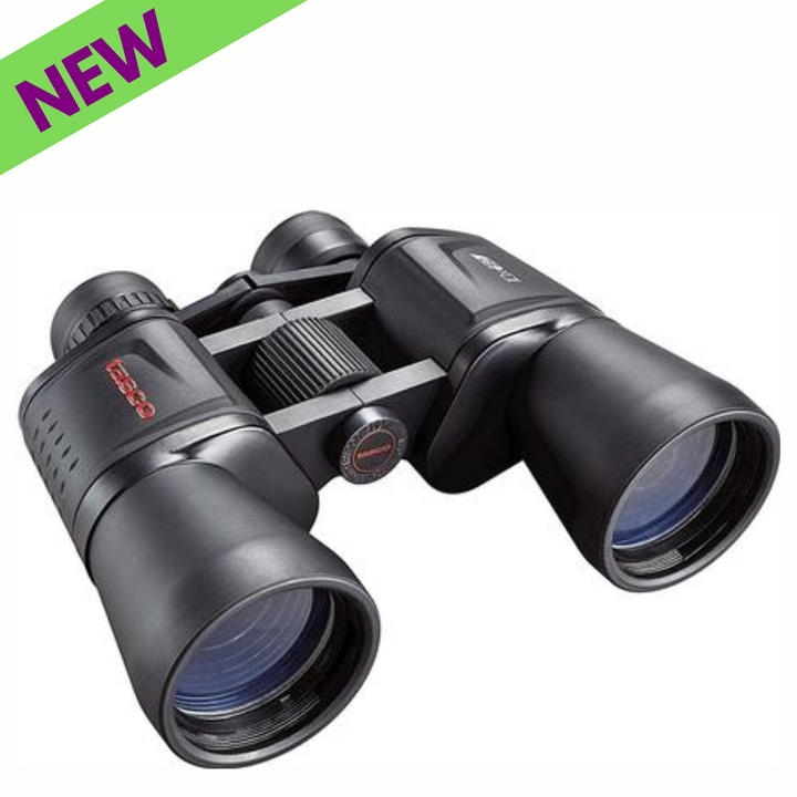 Tasco Essentials 12x Porro Binocular 12x50mm Black 18 ft 6m Focus Full Size