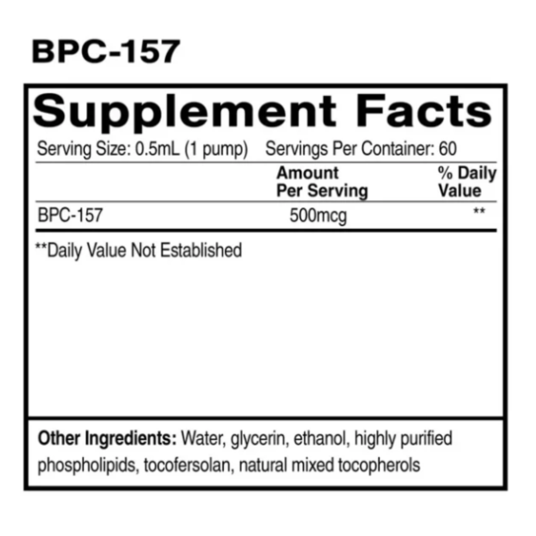 Quicksilver Scientific BCP-157 Liposomal Research Use Dietary Supplement 30 mL