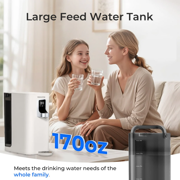 Waterdrop K19-H Instant Hot Countertop Reverse Osmosis 3:1 Water Filter System