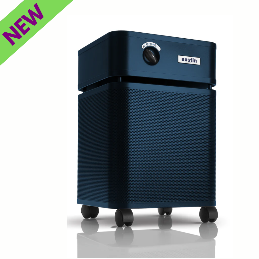 Austin Air HealthMate Plus Standard 220V Home Air Purifier HM450 Midnight Blue