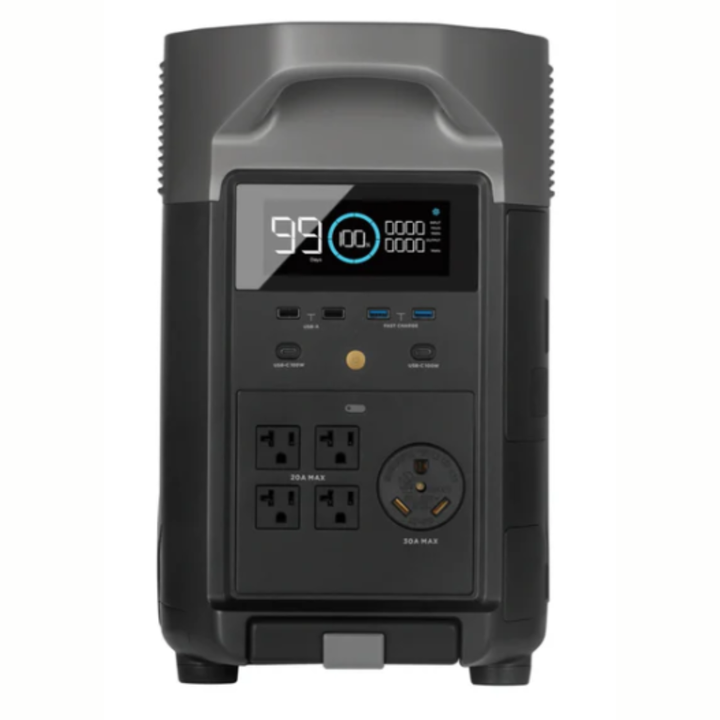 EcoFlow DELTA Pro Portable Power Station 3600W + Remote Control+ EV Adapter
