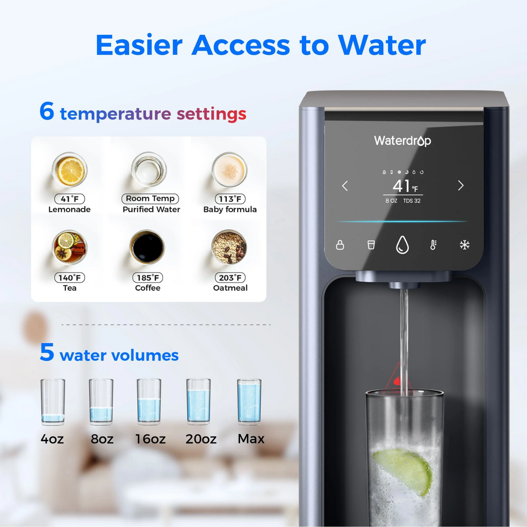 Waterdrop Reverse Osmosis Water Dispenser A1 Hot and Cold Purification System
