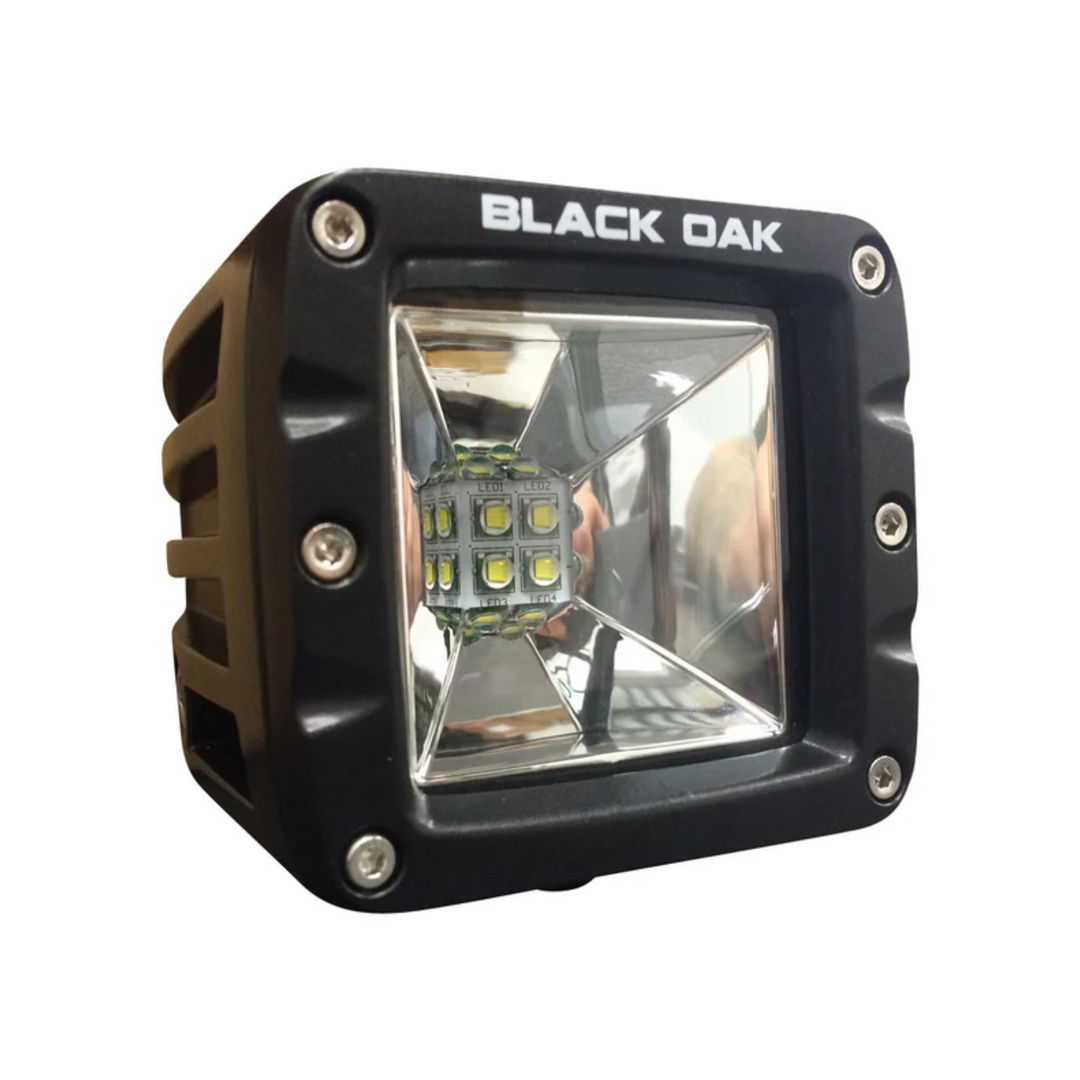 Black Oak LED 2" Scene Optics Pod 10W Cree Black Housing