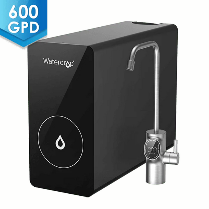 Waterdrop D6 Tankless Under Sink Reverse Osmosis System 600GPD High Capacity