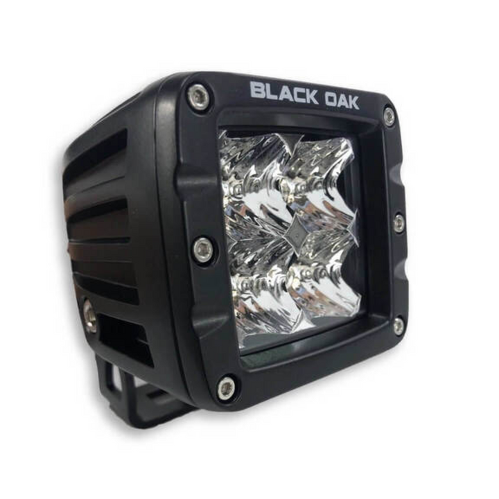 Black Oak LED 2" 850nm Infrared Pod Light Flood Optics Black Housing