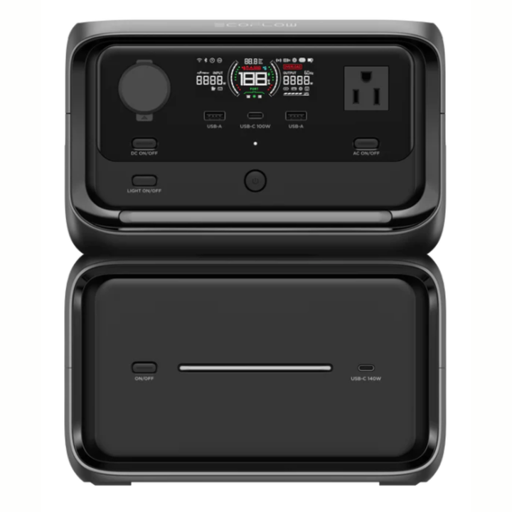 EcoFlow RIVER 3 Max Plus Portable Power Station with Qty 1 of 220W Solar Panel