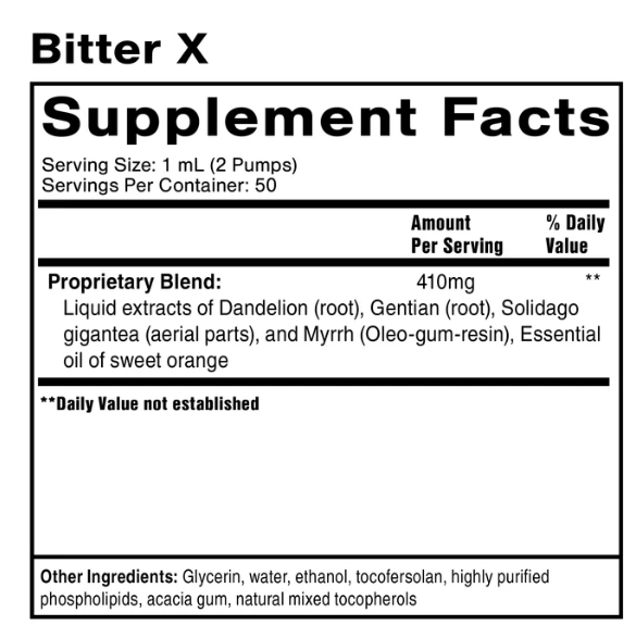 Quicksilver Scientific 3 Bitter X 50 ml And 3 LIVERSAUCE 100 ml