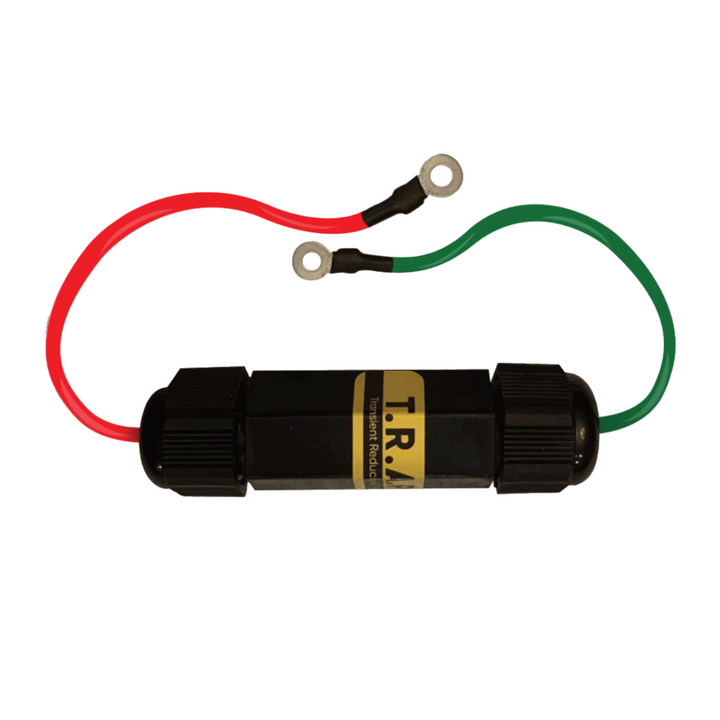 Faraday DEFCON Vehicle Plus EMP Vehicle Protection Kit component with red and green wires for advanced car security.