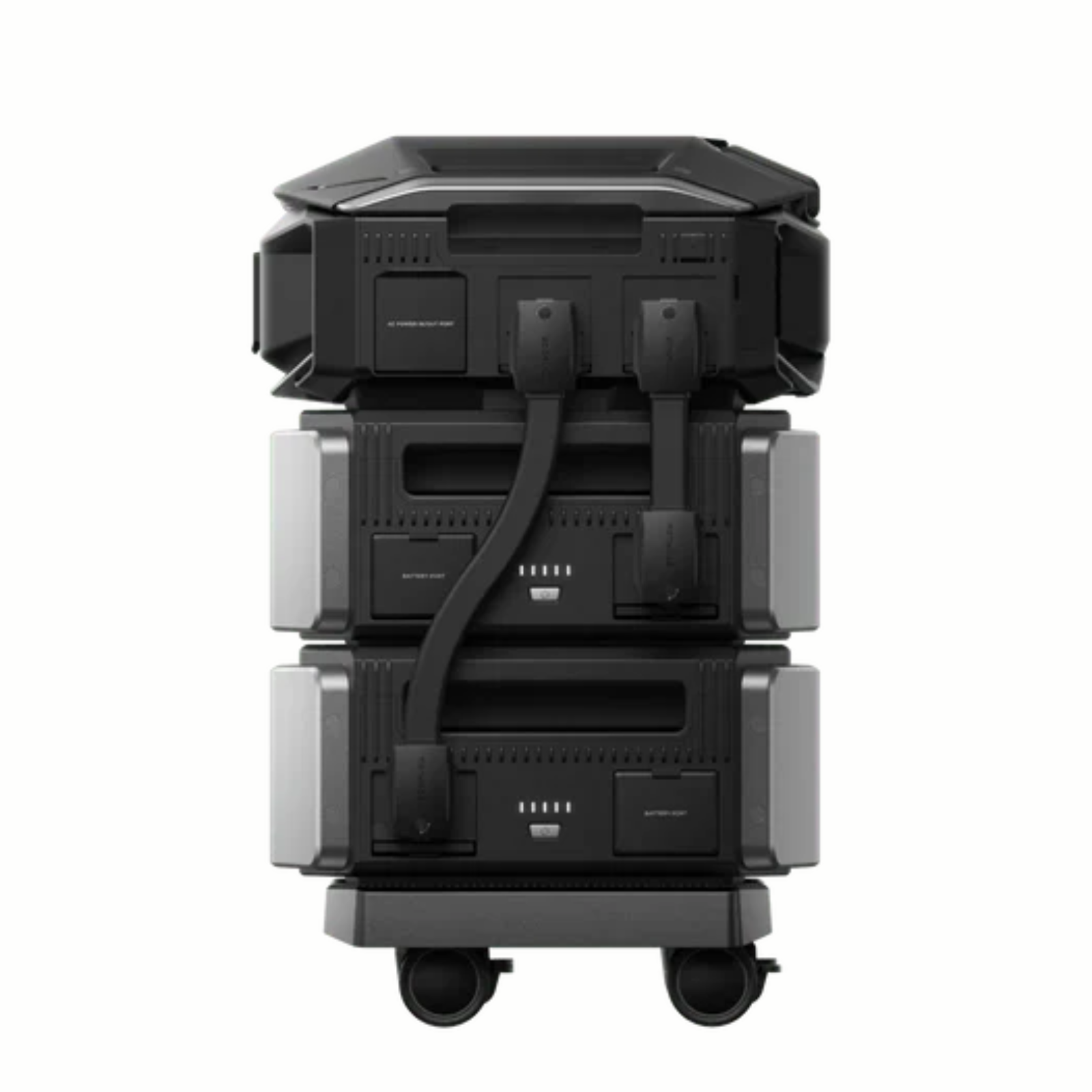 EcoFlow DELTA Pro Ultra X Inverter with two batteries and solar panel compatibility