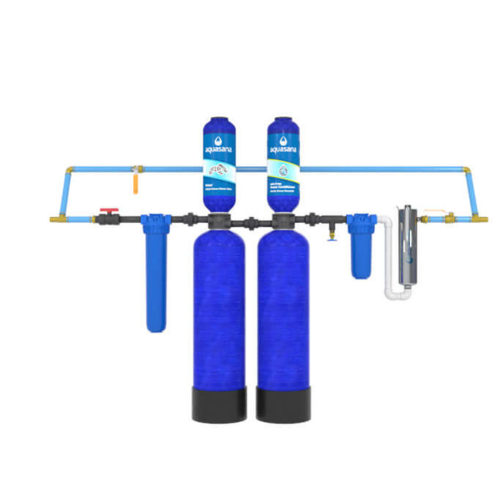 Aquasana Rhino Well Whole House Filtration + UV +Salt-Free Conditioner + Pro-Grade  Kit