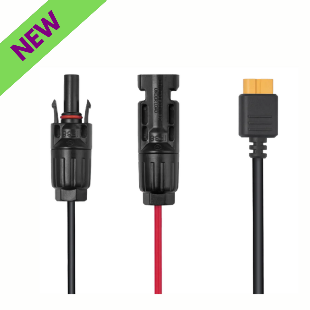 EcoFlow Solar to XT60 Solar Cable 5M/ 16.4 feet Durable for Portable Power System with connectors