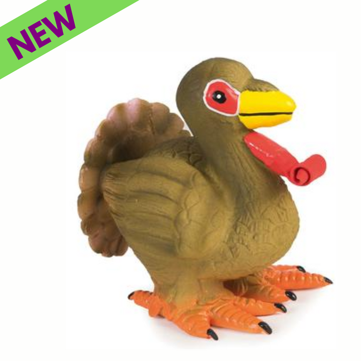 PetSafe Sportsmen Latex Meeze Turkey Dog Toy Interactive Dispensing Fun