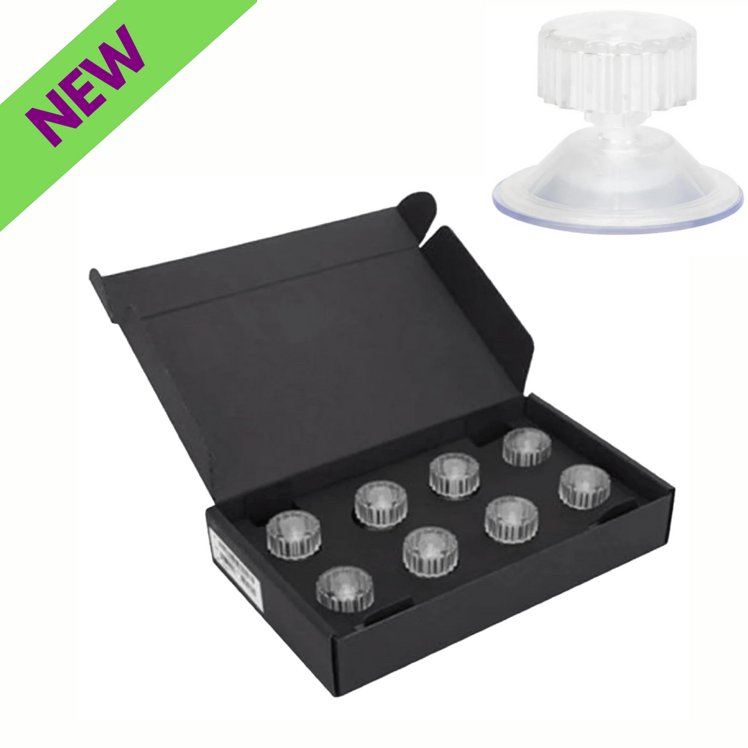 EcoFlow Suction Cups for Solar Panel Set of 8 Secure Durable Mounting Solution in a new packaging box.