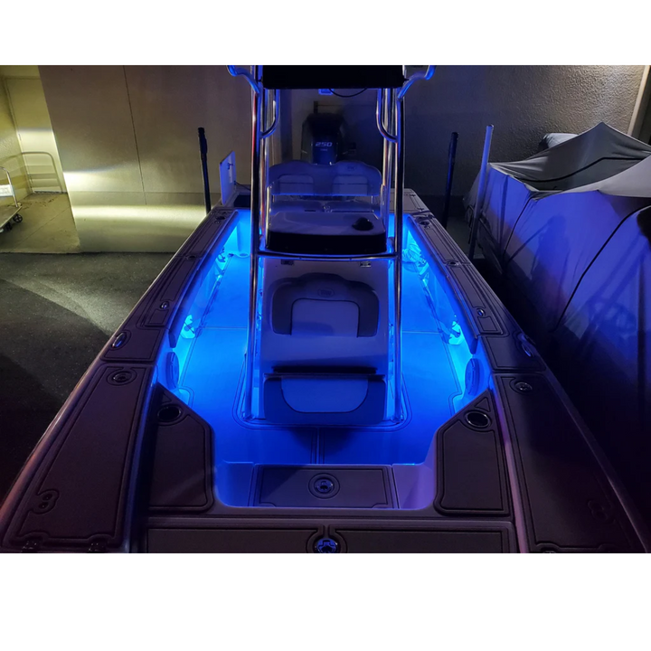 Black Oak LED Rock Marine Accent Light White Housing LEDs