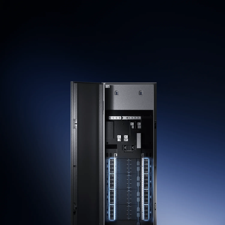 EcoFlow Smart Home Panel 3 Backup Power Hub showing internal circuits and management features.