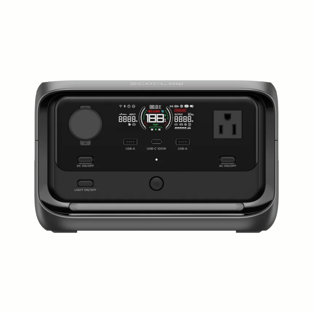 EcoFlow River 3 Max Portable Power Station 600W 768Wh Battery Capacity 1200 Peak with multiple outputs
