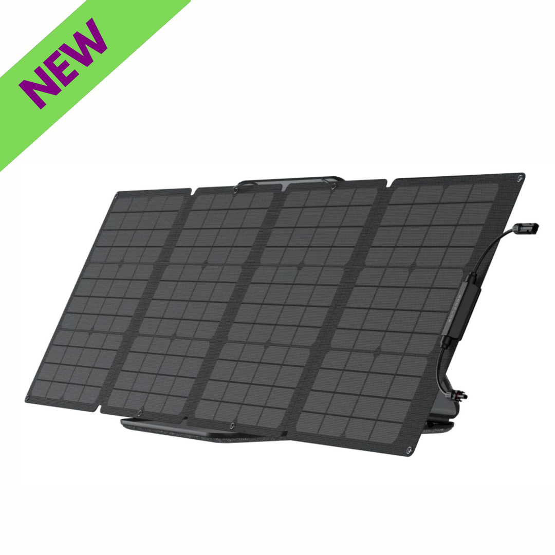 EcoFlow 110W Portable Solar Panel for Outdoor Power Stations and Waterproof Use with a new tag