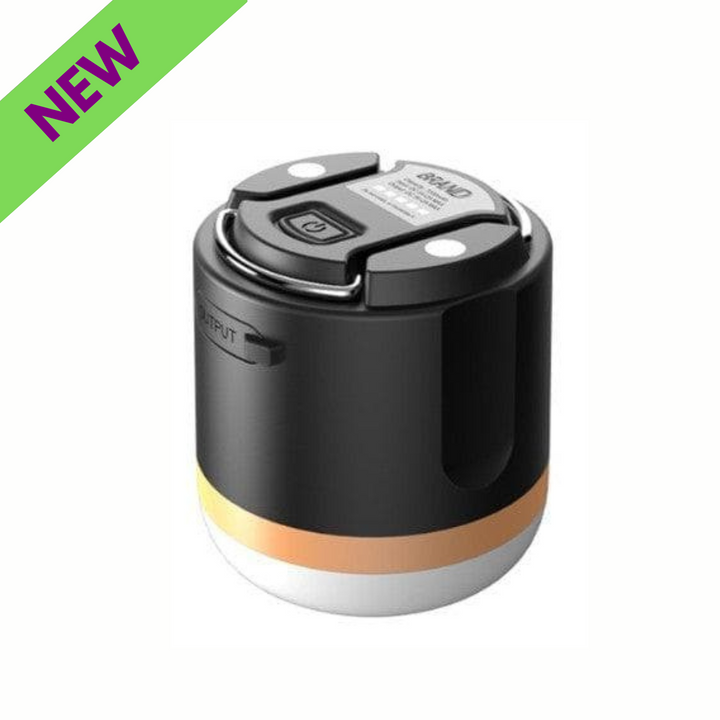 EcoFlow Camping Light Table Lamp Portable Magnetic Hangable Handheld - compact and innovative design for outdoor use.
