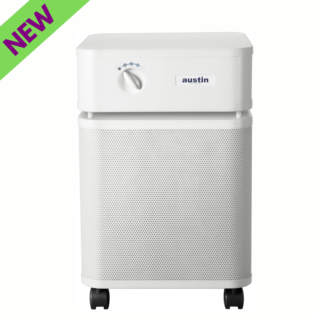 Austin Air HealthMate Plus Standard 220V Air Purifier For Home HM450 White