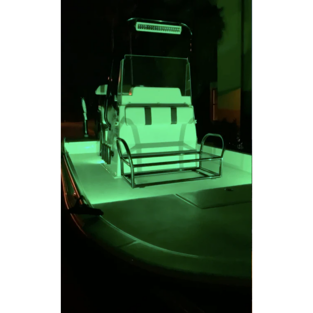 Black Oak LED Rock Marine Accent Light White Housing LEDs