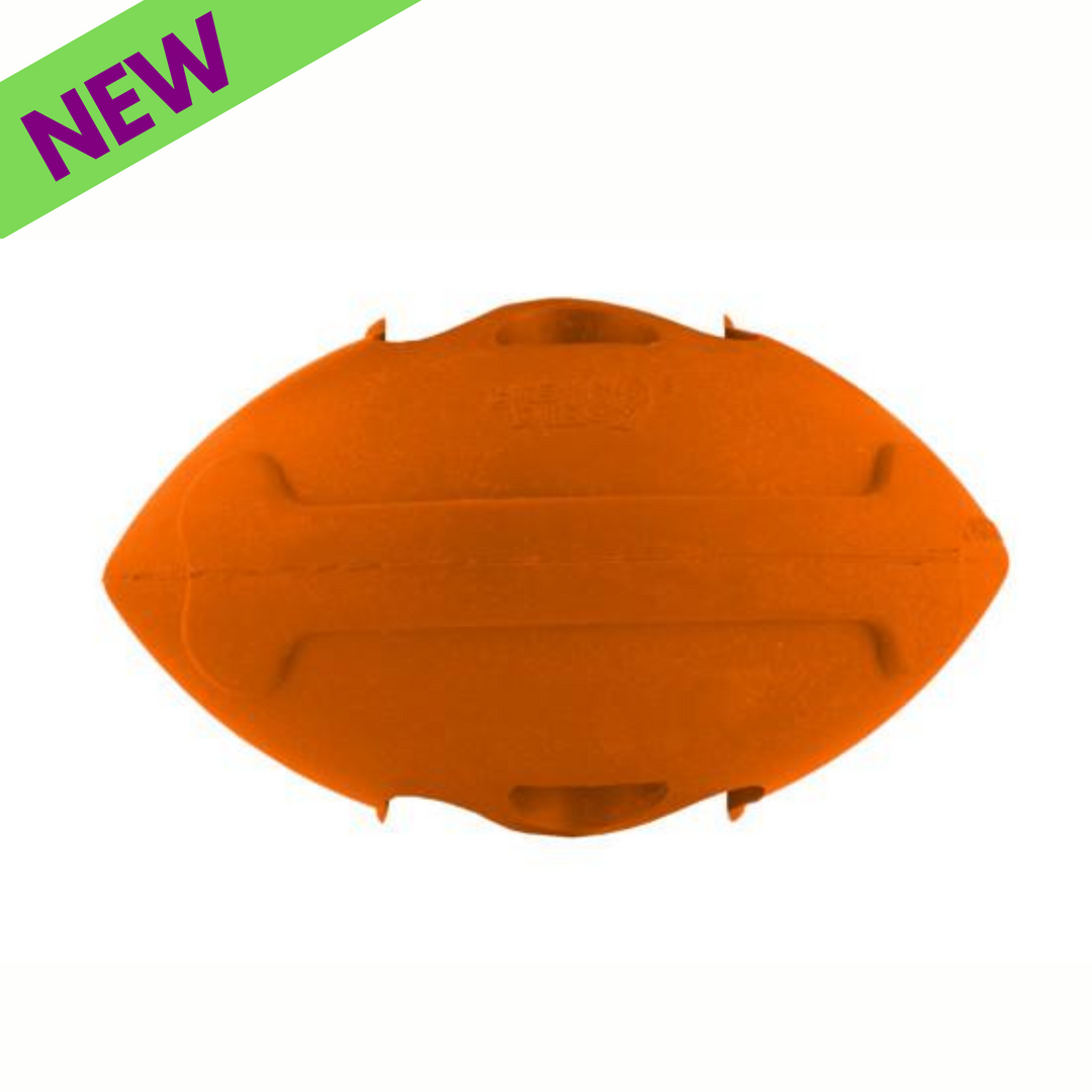 PetSafe Sportsmen Football Dog Toy Medium Interactive Fun Play Treat Dispensing