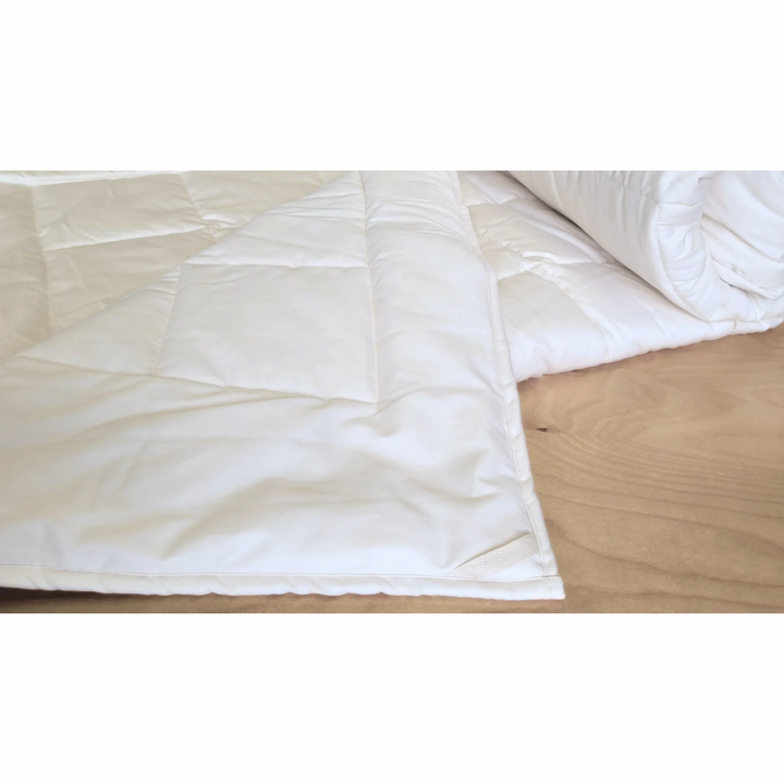 Soaring Heart Quilted Cotton Comforter showcasing soft and breathable crib bedding design.