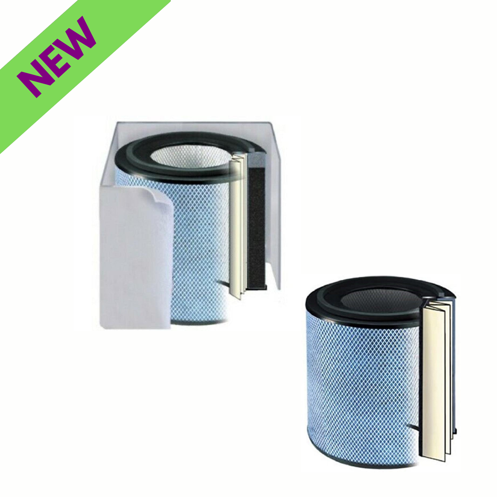 Austin Air Qty 1 Junior Filter HEPA and Junior Plus Filter in white box, new product for enhanced air quality.