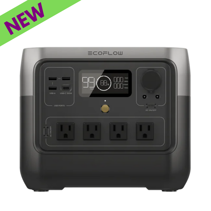 EcoFlow RIVER 2 Pro 768Wh Portable Power Station Generator for Home &amp; Camping - New model with multiple ports.