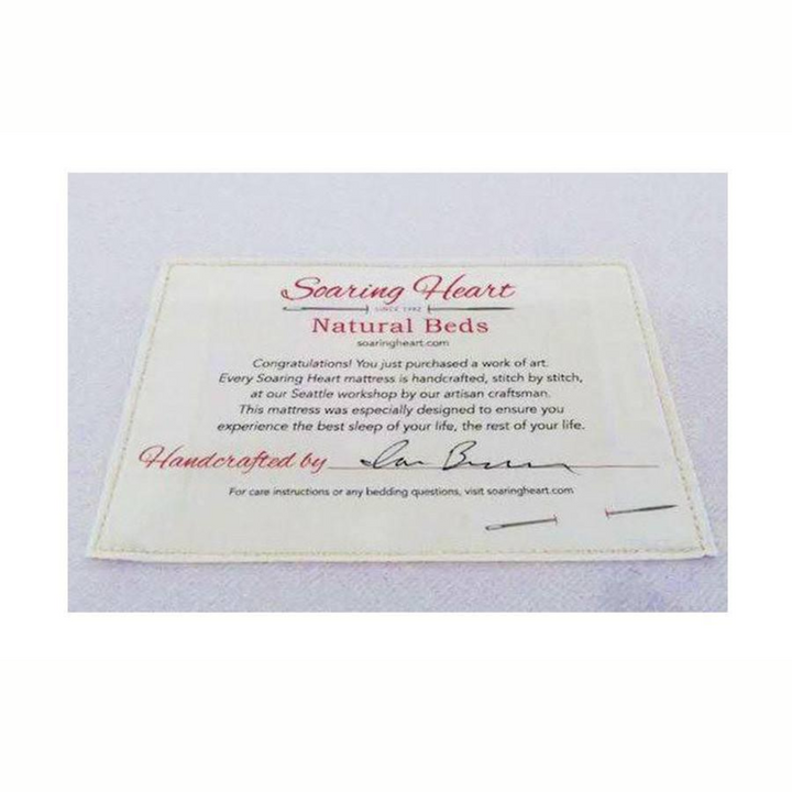 Soaring Heart Organic Latex Mattress Firm Support King Comfortable Eco-Friendly