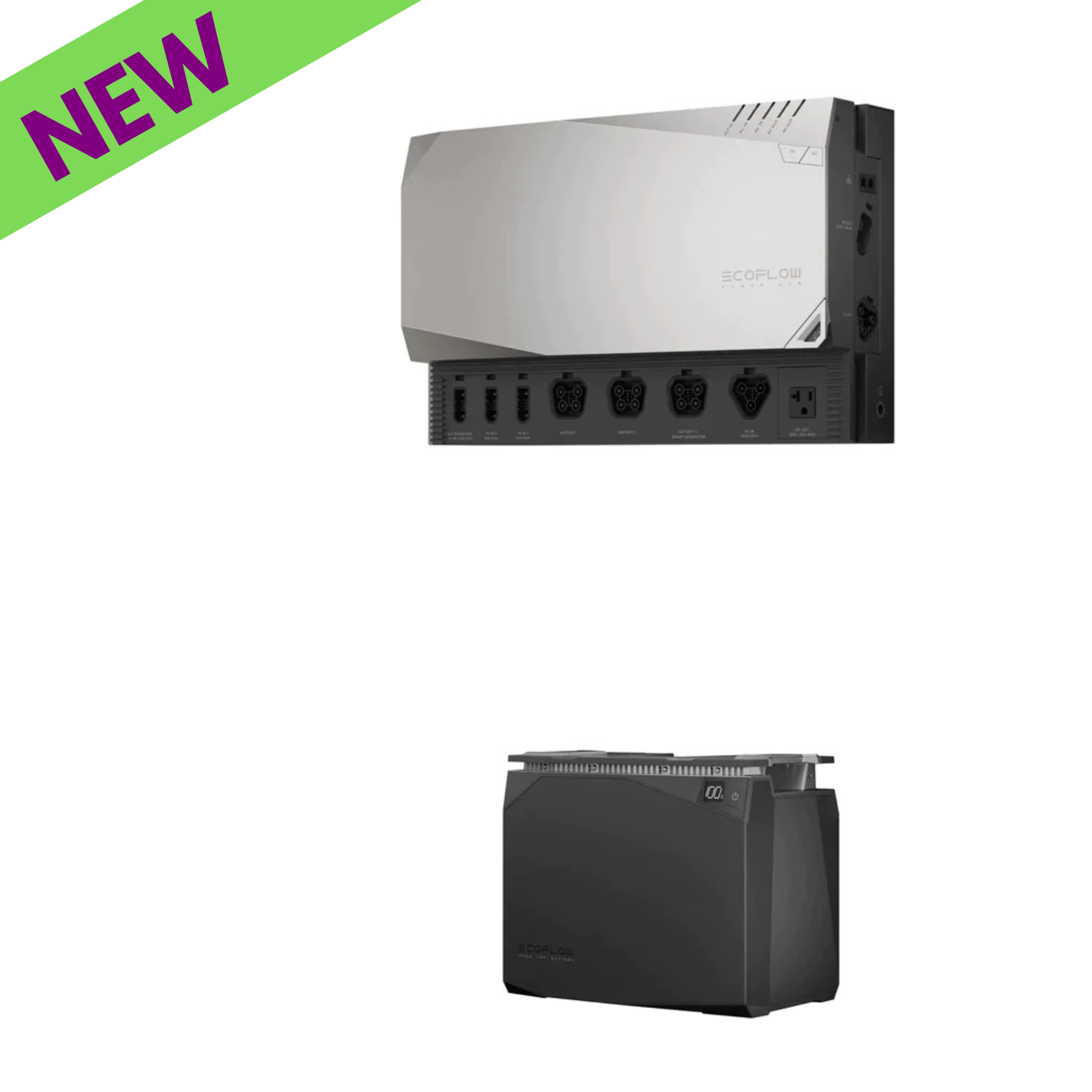 EcoFlow 5kWh Power Get Set Kit High Capacity Backup For Home and Outdoors with new design and multiple outputs.