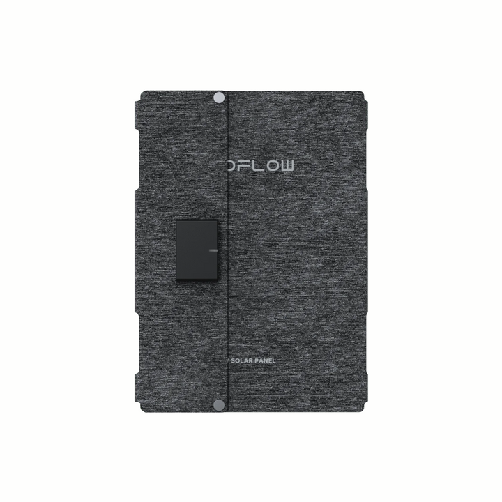 EcoFlow Portable Solar Panel 45W Foldable Waterproof High Efficiency Outdoor Use on a white background.