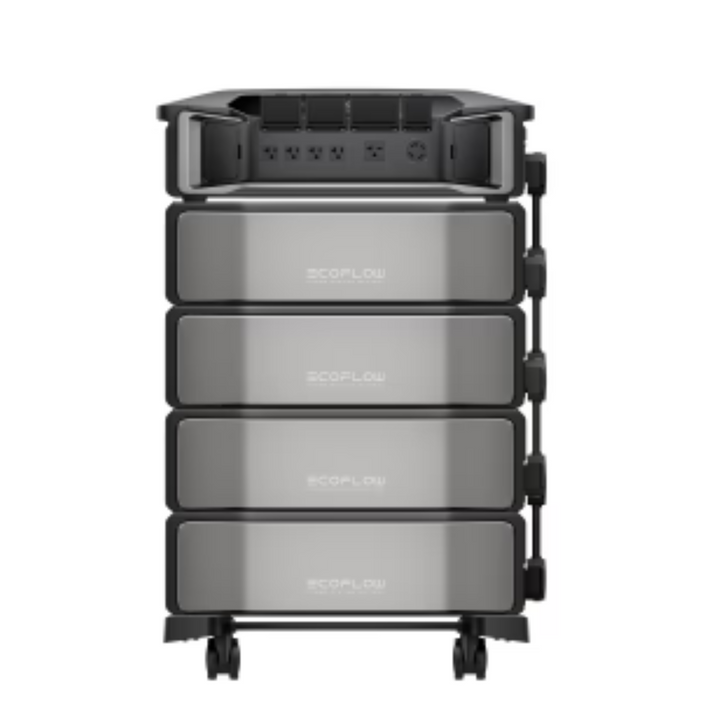 EcoFlow Delta Pro Inverter + 4 Batteries Off-Grid Power Station Kit with scalable capacity and high-output performance.