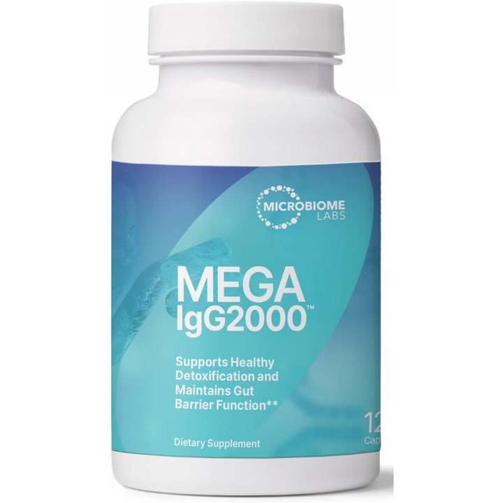 Microbiome Labs MegaIgG2000 120 Capsules Supports Healthy Digestion and Gut Barrier Function