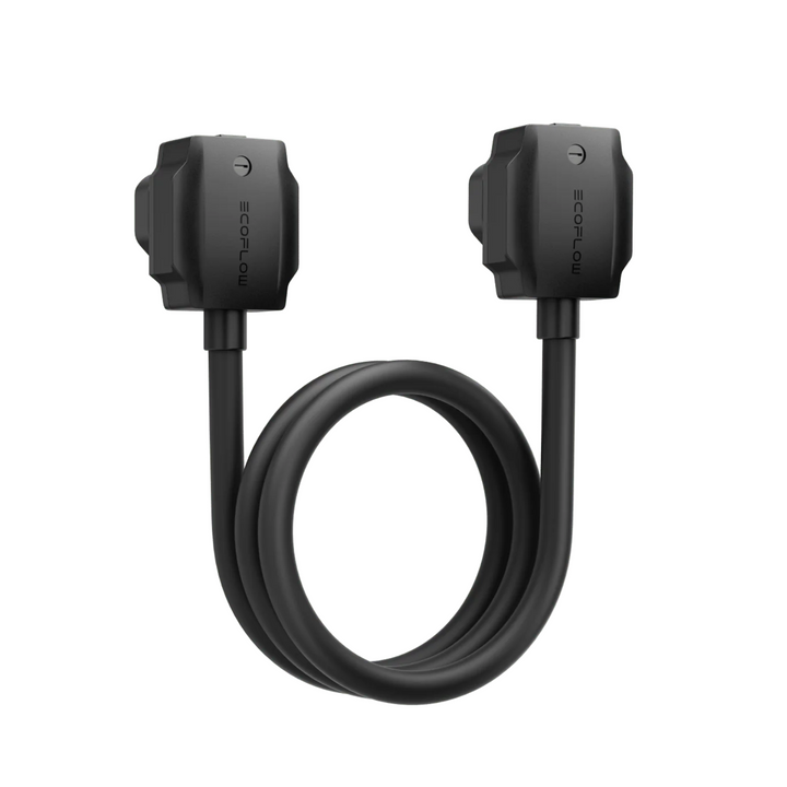 EcoFlow Power Input Output Cable Adapter for Portable Power Station with dual connectors and durable design.