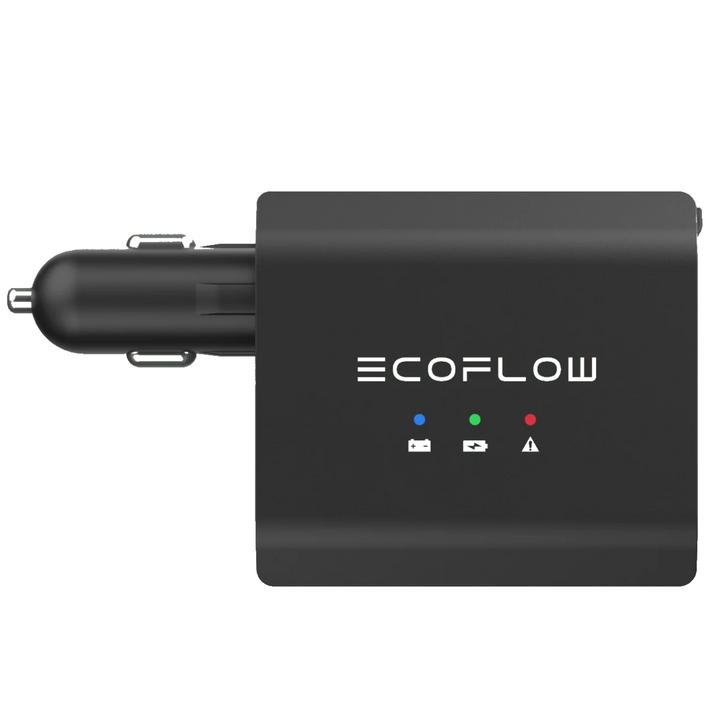 EcoFlow Smart Auto Battery Charger Portable Fast Charging For Cars and Devices, compact design for fast charging on the go.
