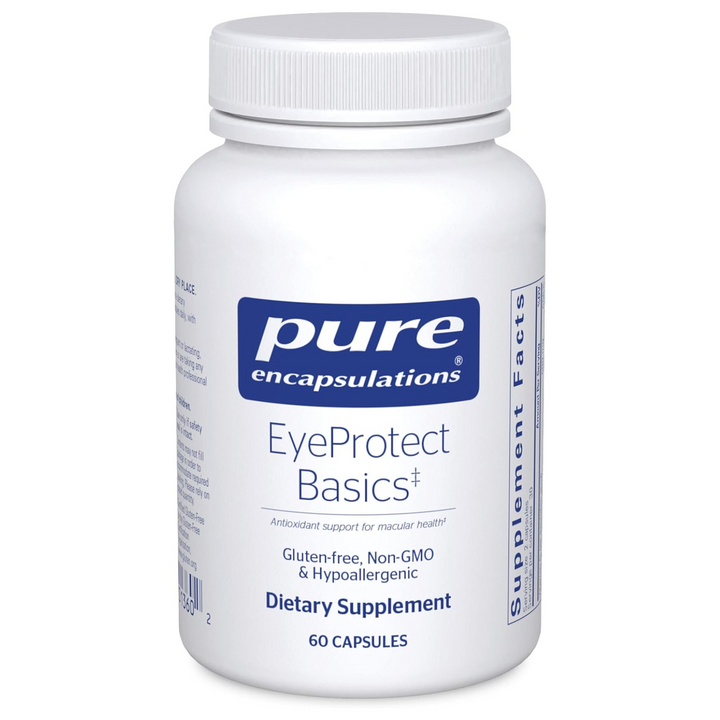 Pure Encapsulations EyeProtect Basics Supplement Antioxidant Eye Support 60 Caps