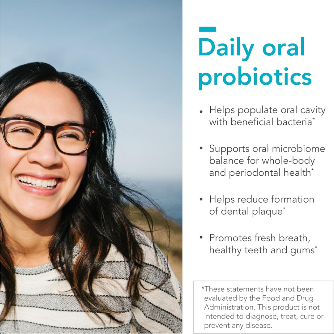 Biocidin Botanical Formulas Dentalflora Daily Oral Probiotic 30 Mint Capsules