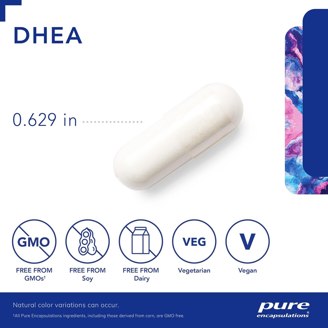 Pure Encapsulations DHEA 5 mg Supports Immune and Hormone Balance 180 Capsules
