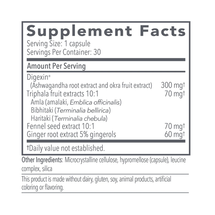 Biocidin Botanical Formulas Biocidin Motility Assist Gut 30 Capsules Plant Based