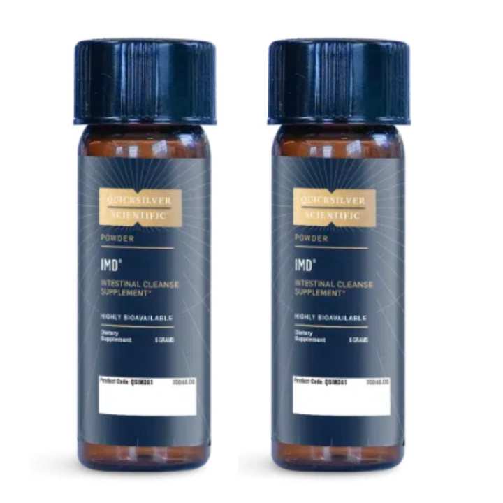 Quicksilver Scientific IMD Intestinal Metals Detox 6 Gram 2 Pack bottles