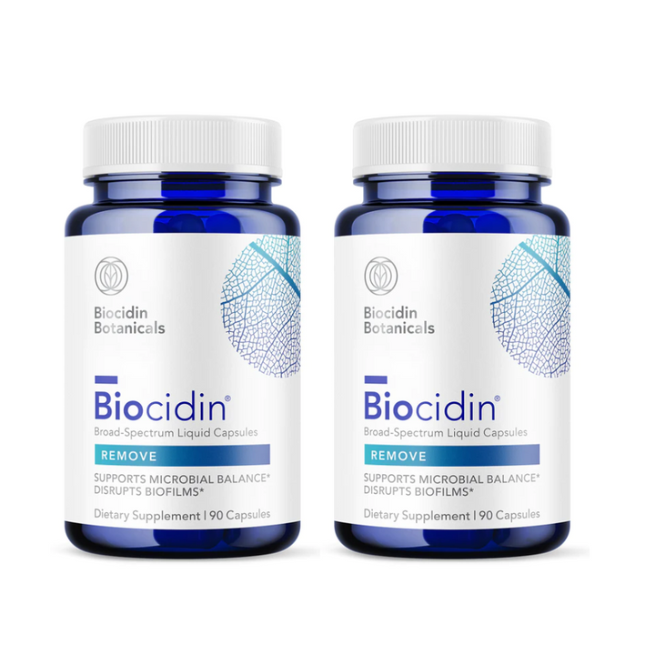 Biocidin Support Microbial Balance &amp; Gut Health Oil Formula 90 Caps 2 PACK