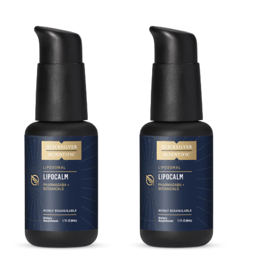 Quicksilver Scientific Liposomal LipoCalm 2 pack, natural sleep aid, 25 servings.